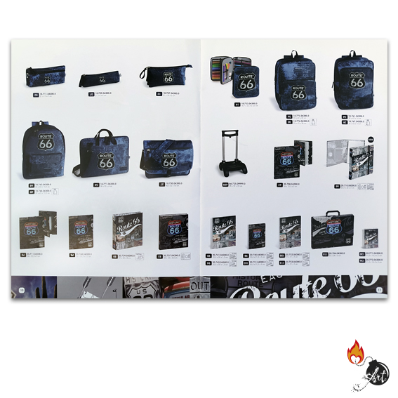 vistas del interior del catálogo.