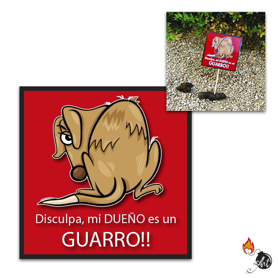 campaña para concienciar de la recogida de excrementos caninos.