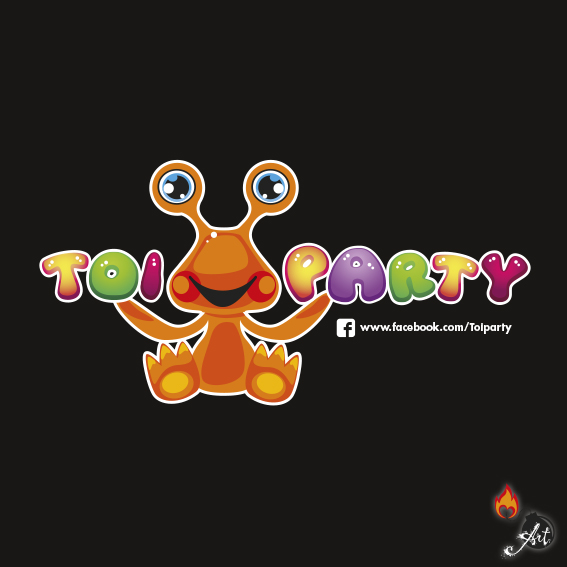 Logotipo para una empresa dedicada al espectáculo con disfraces de personajes infantiles. Ubicada en Barcelona.