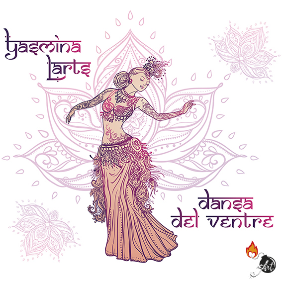 Logotipo para una profesora dedicada a la danza del vientre. Ubicada en Barcelona.