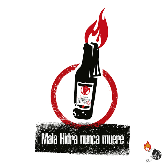 Ilustración para Ateneu Anarquista Mala Hidra, Rubí.